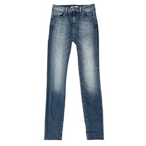 Fidelity Jeans Womens 26 Gwen High Rise Skinny Stretch Faded Denim Zip Fly